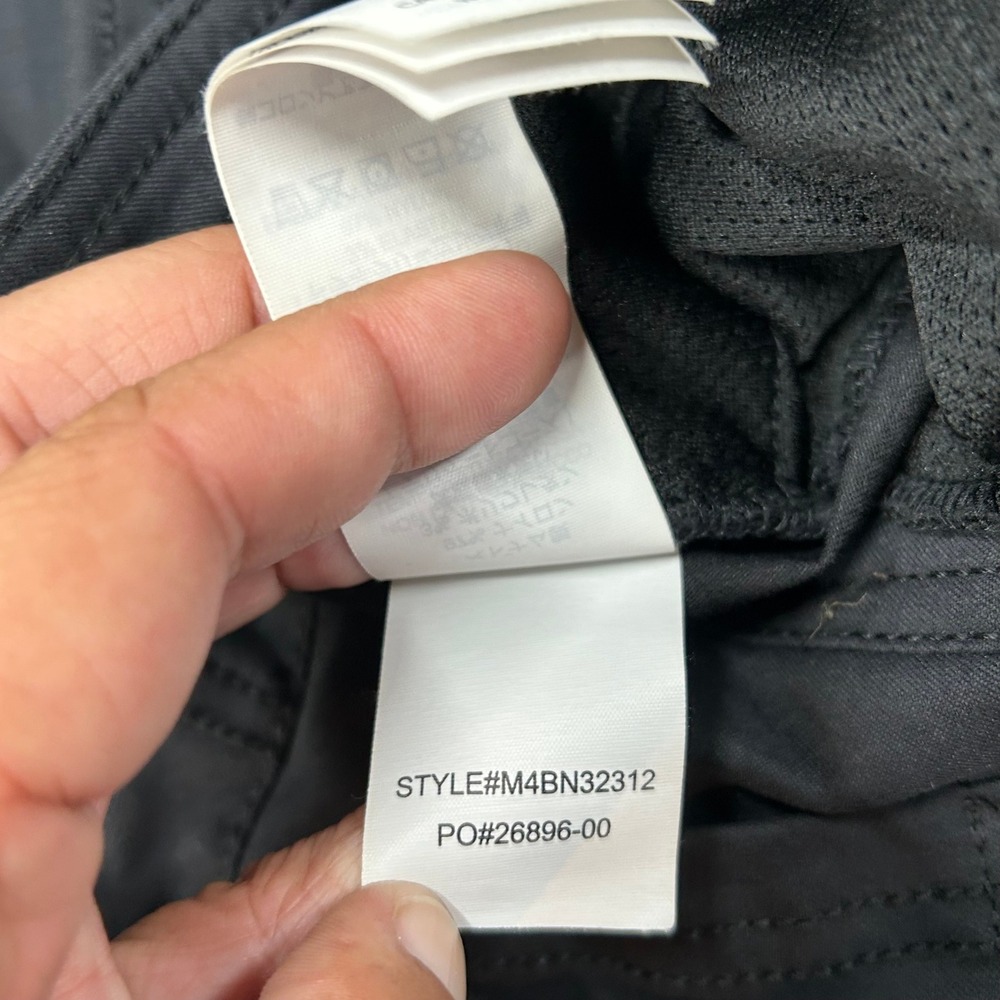 Prana Slim Fit Mens Black Stretch Outdoor Hiking Pants M4BN32312 Size 40 - Picture 4 of 11